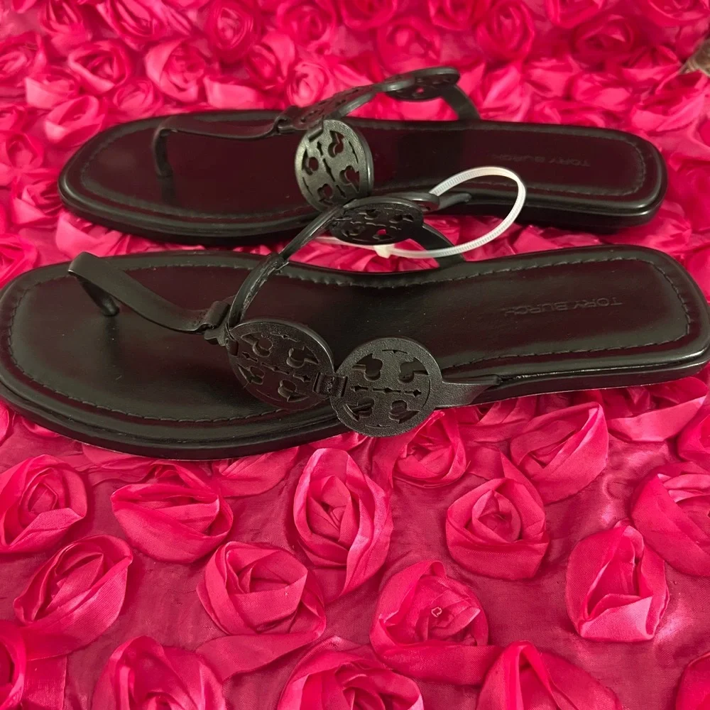 Authentic Tory Burch Women's Tiny Miller Thong Sandals